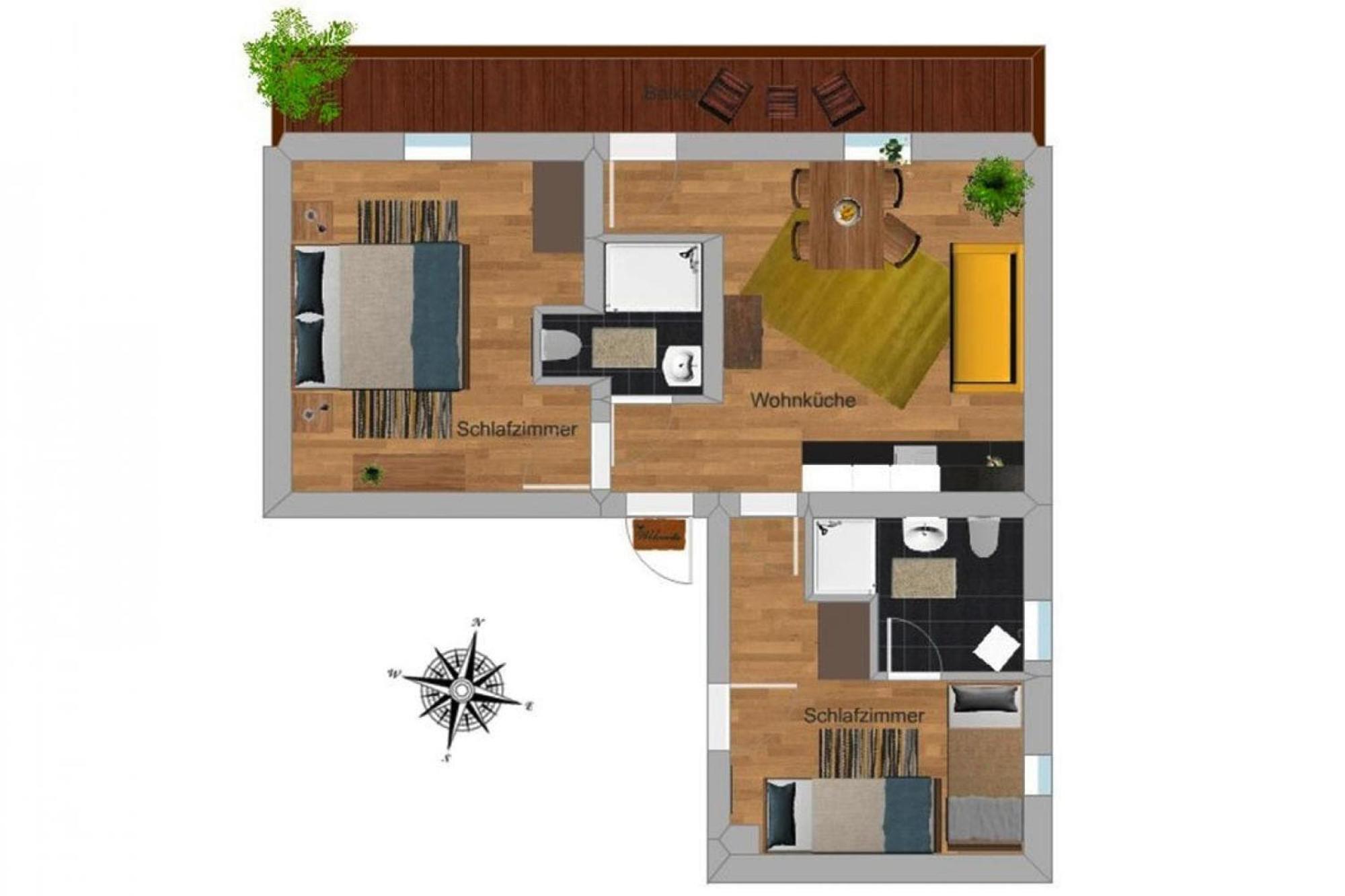 Flat In Krimml With A Balcony 아파트 외부 사진